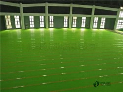 中等運動型木地板施工