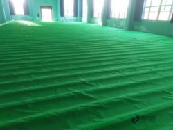 小學俄勒岡松舞臺地板施工流程